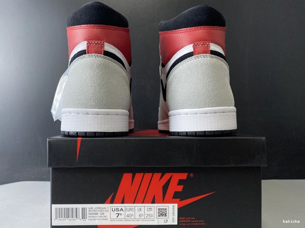 Reps light air grey 555088-126 smoke retro 1 high jordan 0323